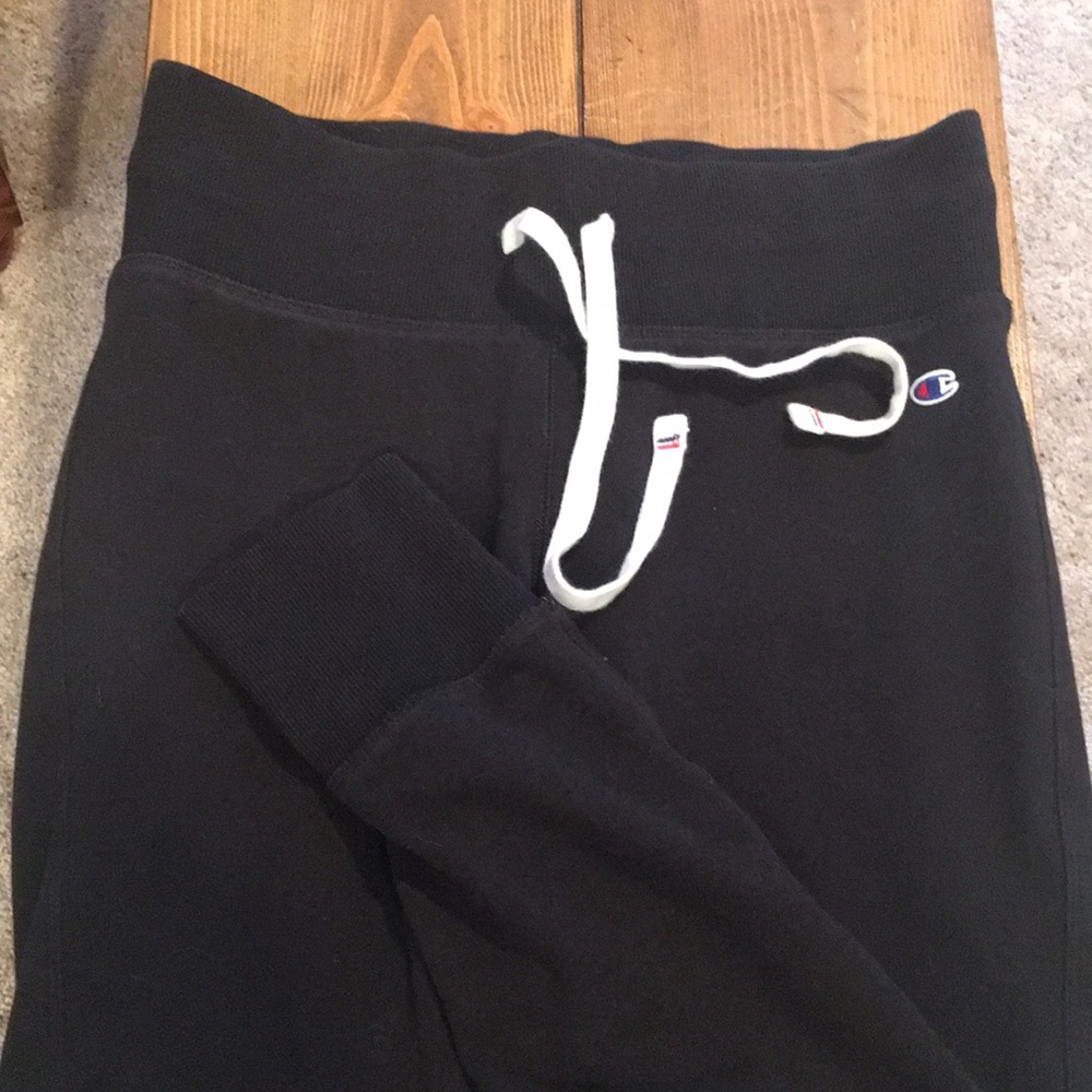 Champion black joggers. Size small